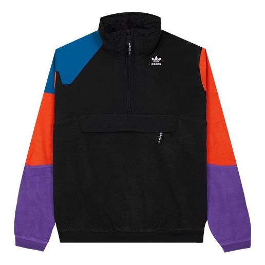 adidas originals MENS PT3 Fleece Jacket Black/Rainbow FM3680