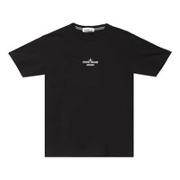 STONE ISLAND Logo T-Shirt 'Black' 74152NS91-V0029