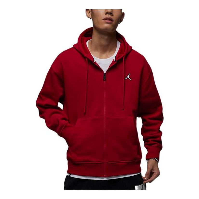 Air Jordan Hooded Zipped Jacket 'Red' DQ7351-687