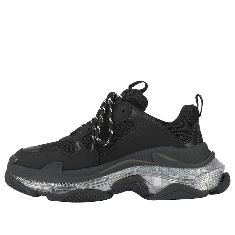 (WMNS) Balenciaga Triple S Sneaker 'Black Iridescent' 544351W2FB21001
