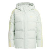 (WMNS) adidas 3-Stripes Puffy Down Jacket 'Green' HN2084