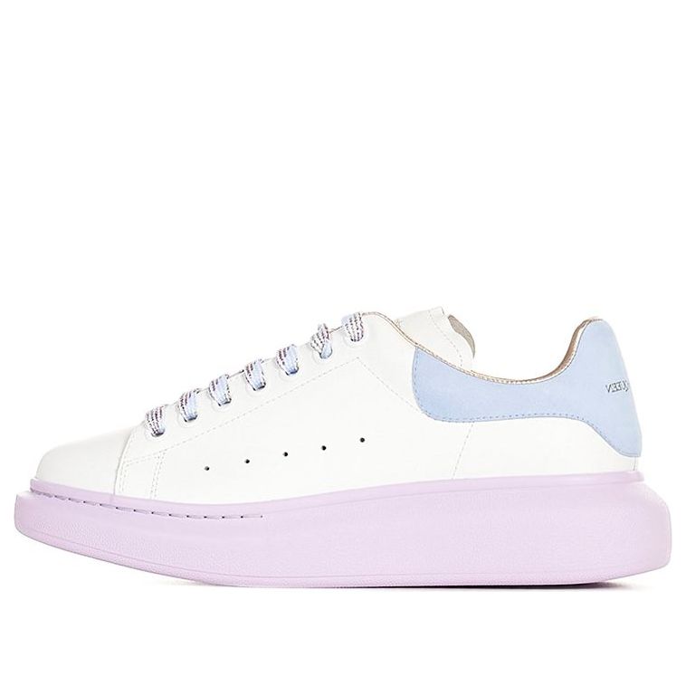 (WMNS) Alexander McQueen Oversized Sneaker 'White Blue Lilac' 553770WIAF99554