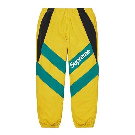 Supreme Paneled Track Pants 'Yellow Green Black' SUP-SS20-113