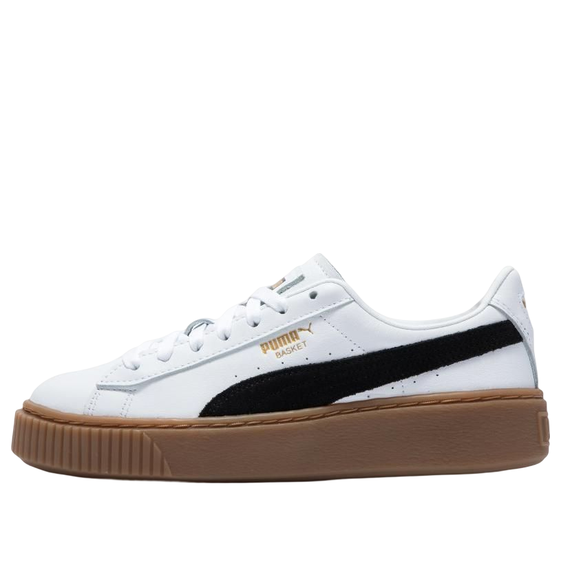 (WMNS) PUMA Basket Platform L 'White' 394369-01