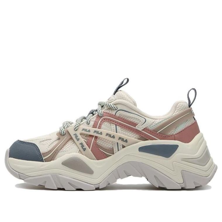 (WMNS) FILA Sofia 1S Fishbone Modern Low-Top Shoes 'White Pink Blue' F12W341105FBZ