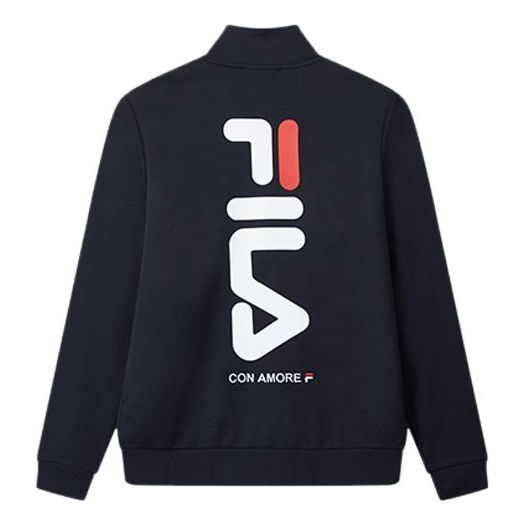 FILA Sports Knit Long Sleeves Jacket Blue F11M028504F-NV