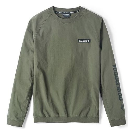 Men's Timberland Outdoor Round Neck Printing Green A22CBA58
