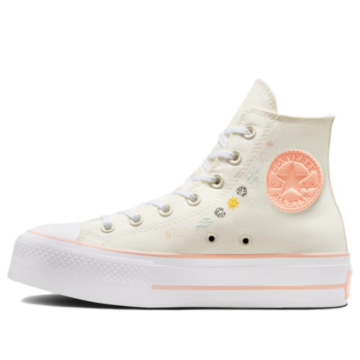 (WMNS) Converse Chuck Taylor All Star Lift HI Shoes 'Floral Embroidery' A03516C