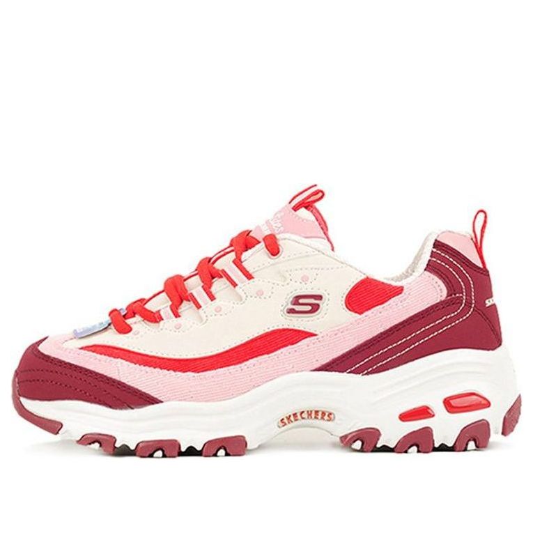 (WMNS) Skechers D Lites 1.0 Splicing Dad Shoes Red/Pink 149906-RDPK