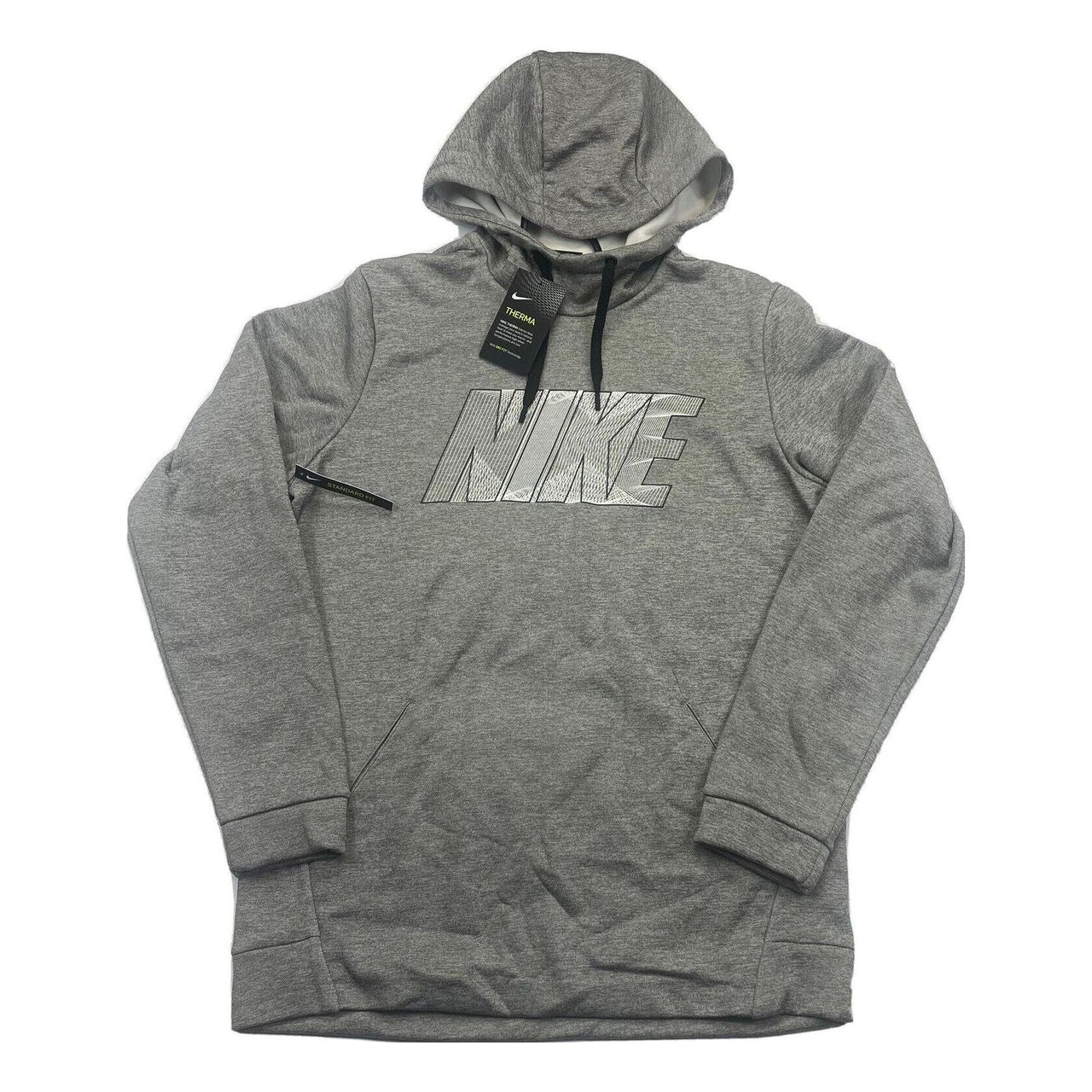 Nike Therma Fit Graphic Hoodie 'Heather Grey' BV2755-071