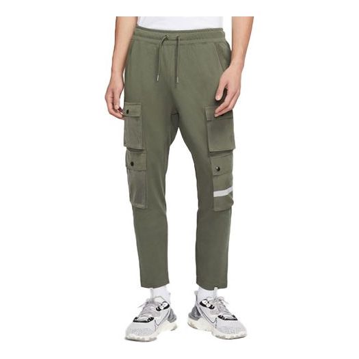 Nike Sportswear City Made Multiple Pockets Reflective Logo Knit Casual Pants Yellow DB3612-380