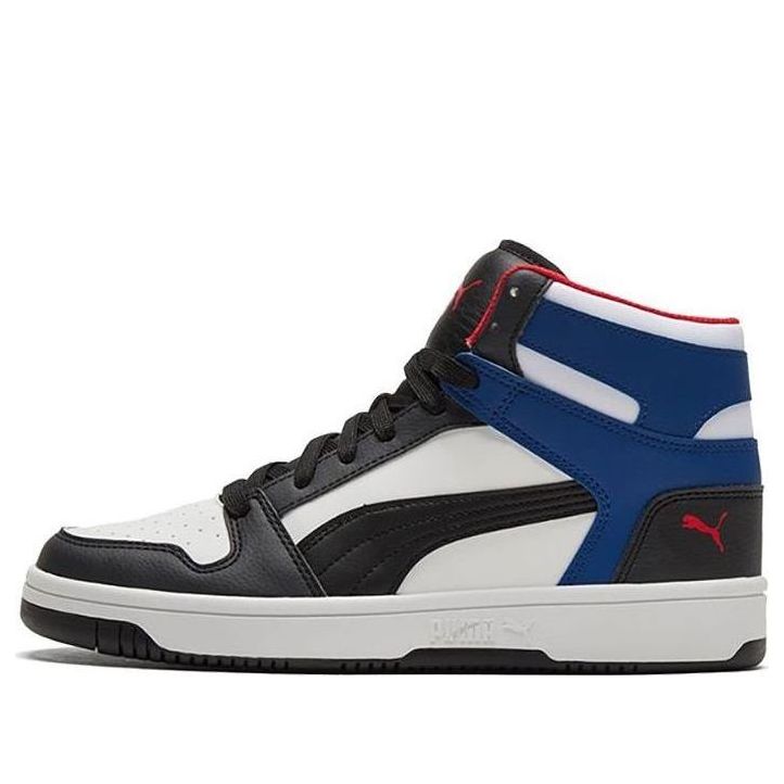 PUMA Rebound LayUp Black/Red/Blue Mid 369573-18
