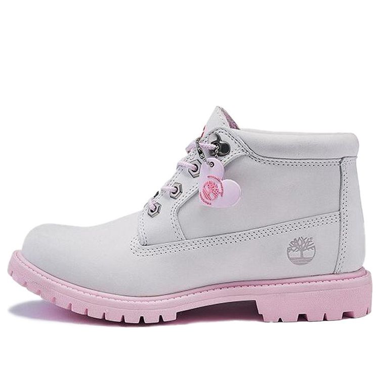 (WMNS) Timberland Womens Nellie Chukka Double Waterproof Boot 'Grey Pink' A28H7