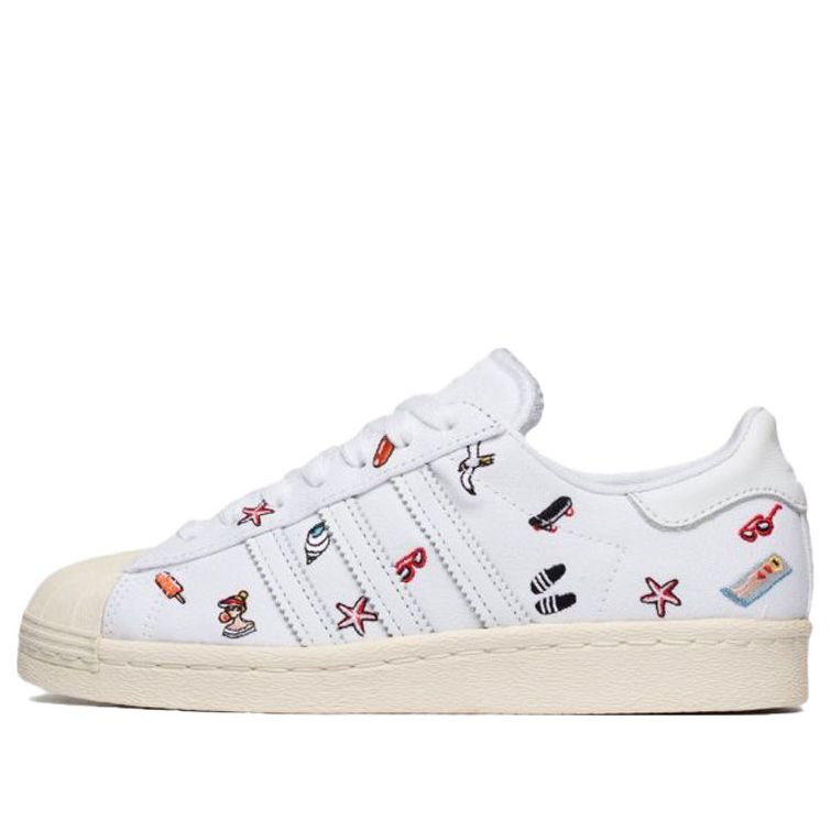 (WMNS) adidas originals Superstar 80s 'White' BZ0650