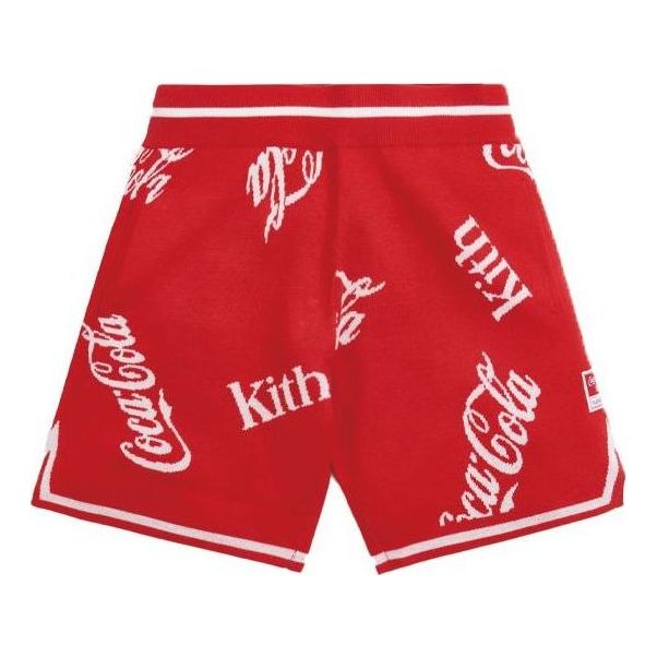 KITH x Coca Cola x Mitchell & Ness Coke Logo Short 'Red' MNSHORKM19025-CREA