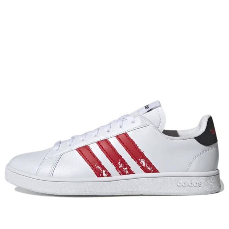 adidas neo Grand Court Base Beyond 'White Red' GZ0986