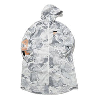 (WMNS) FILA FUSION Loose mid-length hooded Woven Jacket White T11W023701F-WT