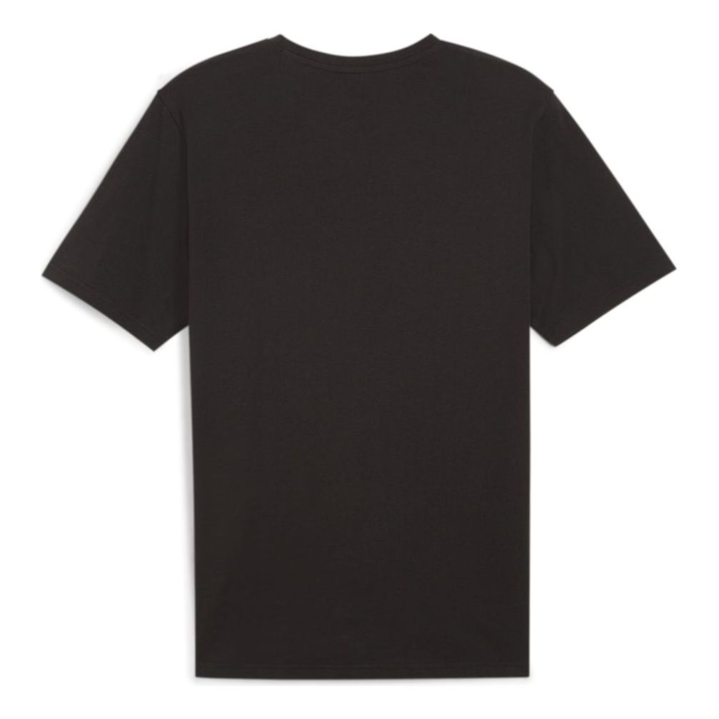PUMA teamRISE Logo Cotton T-shirt 'Black' 658705-03