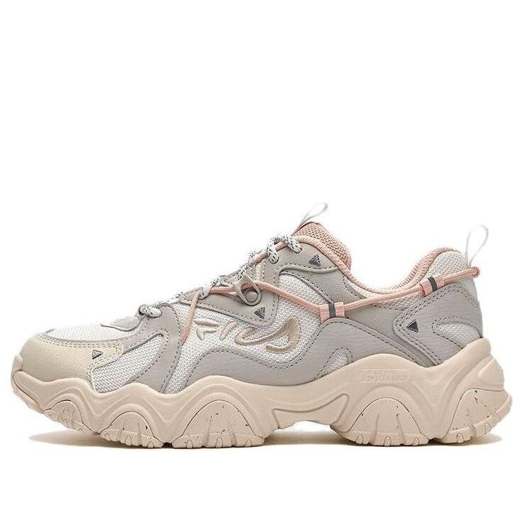 (WMNS) FILA Disruptor Low Sneakers 'Silver Pink' F12W342107FPA