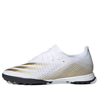 adidas X Ghosted.3 TF 'White Metallic Gold Melange' EG8199