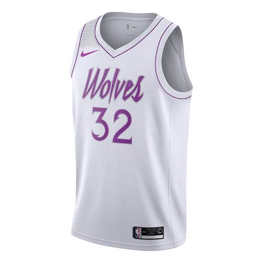 Nike NBA Jersey SW Minnesota Timberwolves Downs 3 2 White BQ1167-101