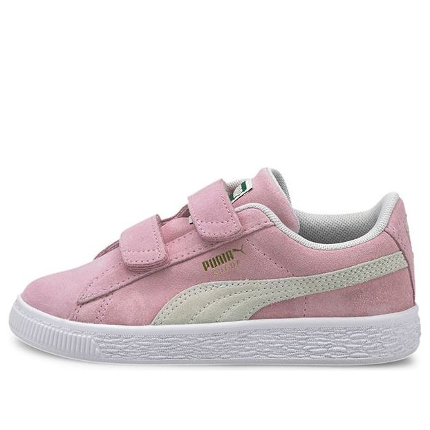 (PS) PUMA Suede Classic Xxi Casual Board Shoes White/Pink 380563-05
