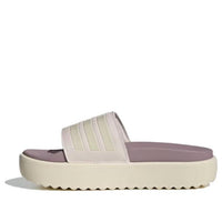 (WMNS) adidas Adilette Platform Slides 'Mauve Wonder White' IF1620