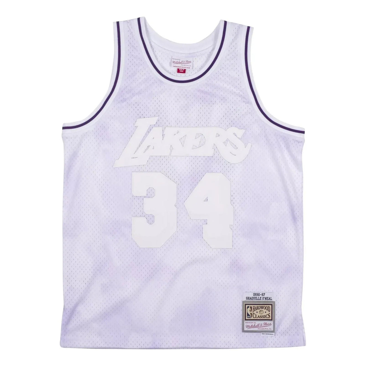 Mitchell & Ness x NBA LA Lakers 1996-97 Cloudy Skies Swingman Jersey 'Shaquille O'Neal 34' SMJYBW19061-LALLTPR96SON