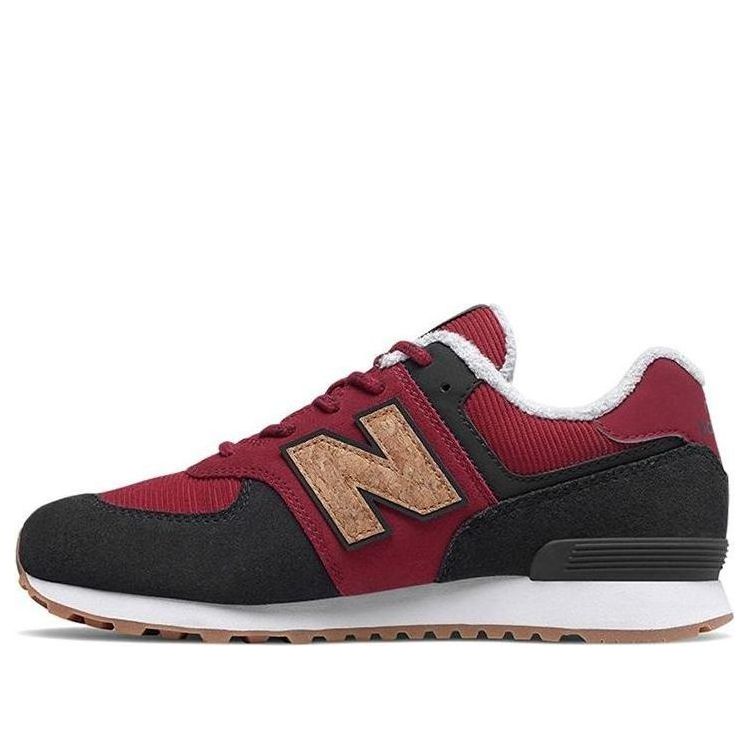 New Balance 574 Kid's Shoes Red/Black GC574KWS