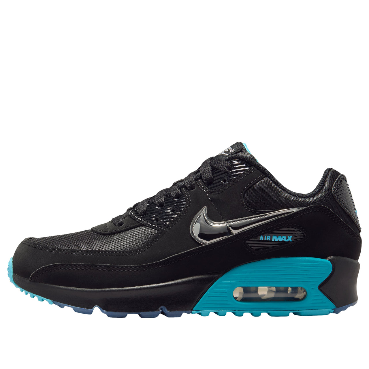 (GS) Nike Air Max 90 SE 'Black Gamma Blue' IM7744-001