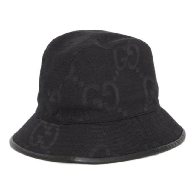 Gucci Jumbo GG Bucket Hat 'Black' 7275634HAVS1060