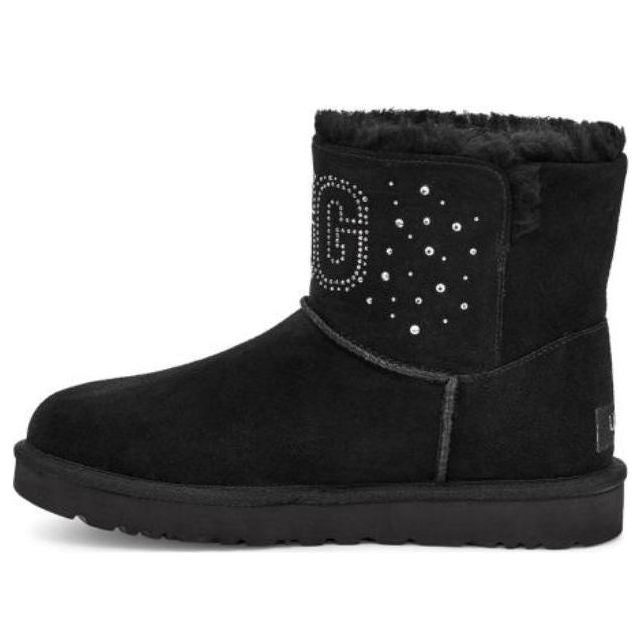 (WMNS) UGG Classic UGG Gem Mini 1125911-BLK