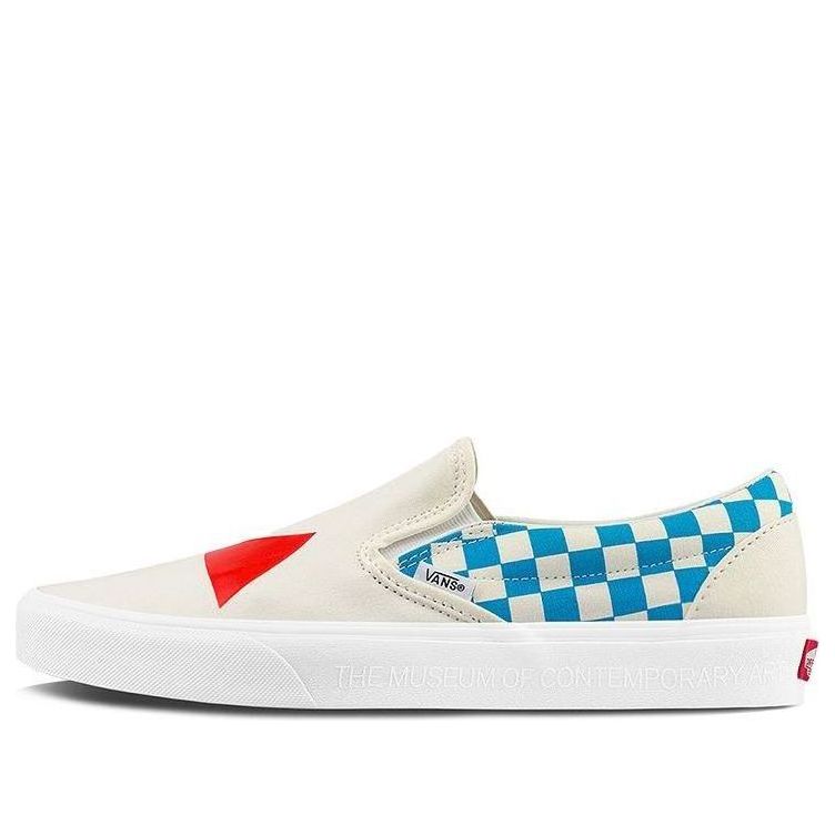 Vans MOCA x Classic Slip-On 'Checkerboard - Cyan' VN000XG88MY