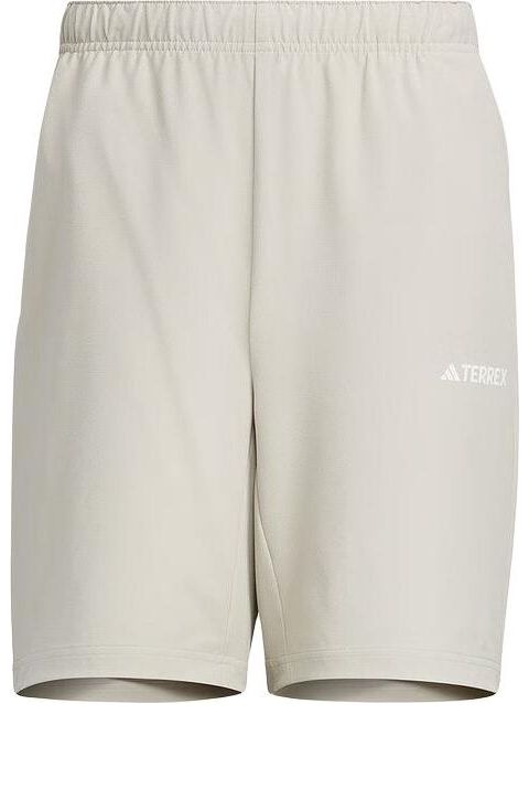 adidas Terrex AEROREADY Logo Shorts Asia Sizing 'Light Grey' IS0286