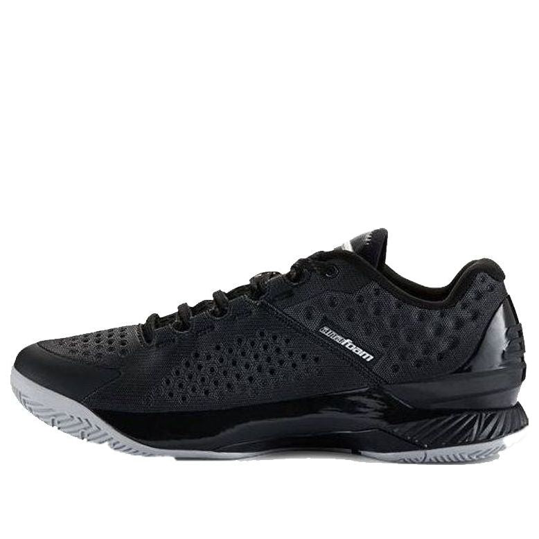 Under Armour Curry 1 Low 'Black SIlver' 1269048-004
