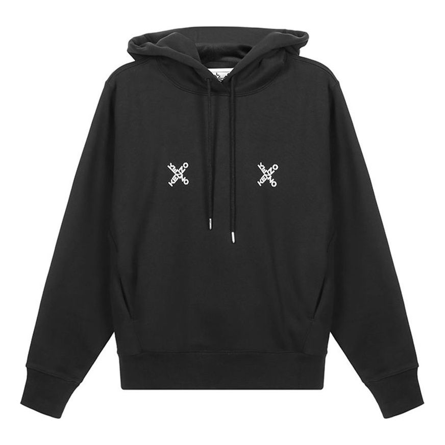 (WMNS) KENZO FW20 hooded Long Sleeves Hoodie Sports Black FA62SW8704MS-99