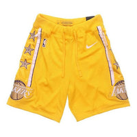 Nike NBA Los Angeles Lakers SW Fan Edition Basketball Shorts Yellow CD2625-728