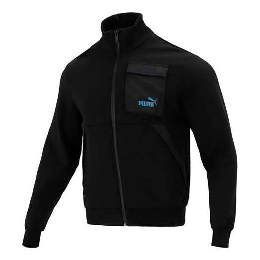 PUMA Casual Pattern Loose Long Sleeves Jacket Couple Style Black 537033-01