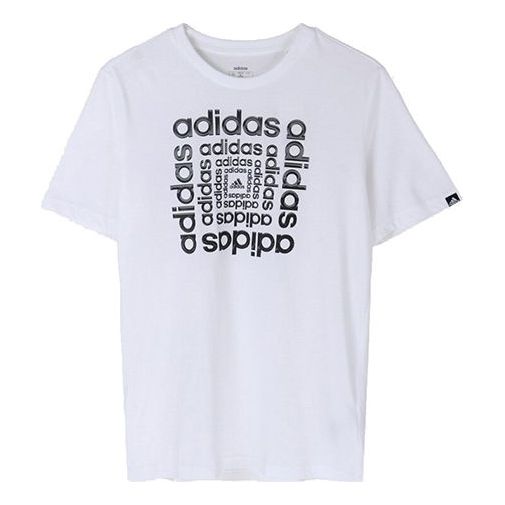 adidas HYPRRL SLGN T Sports Training Short-sleeve Tee Men White GD5887