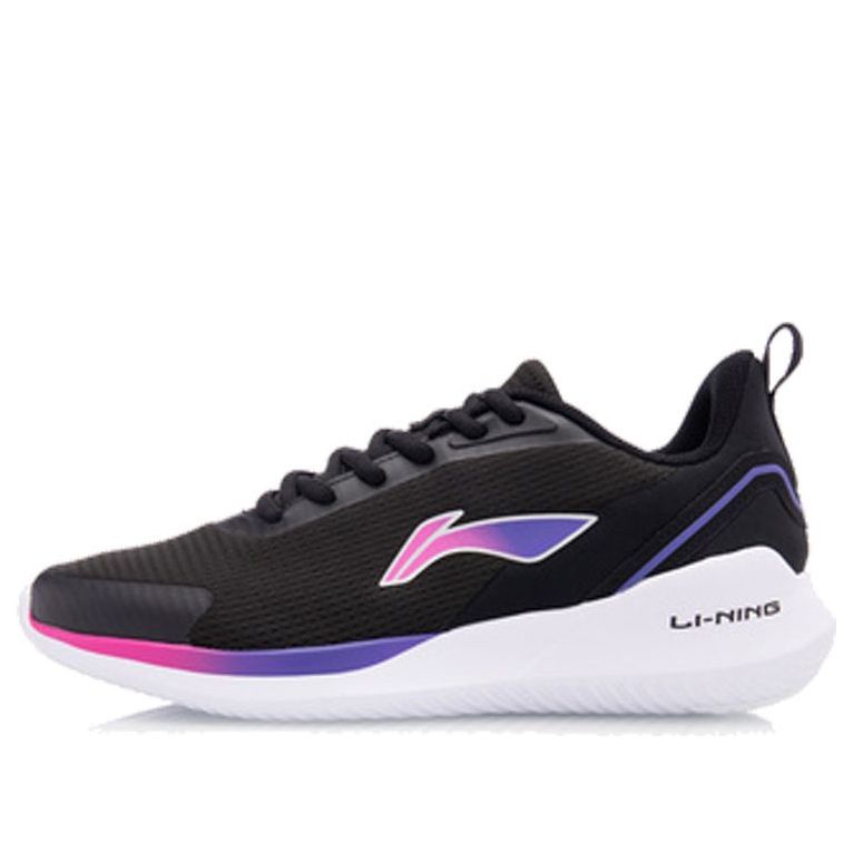 (WMNS) Li-Ning Essential Running Shoes 'Black' ARHQ306-1