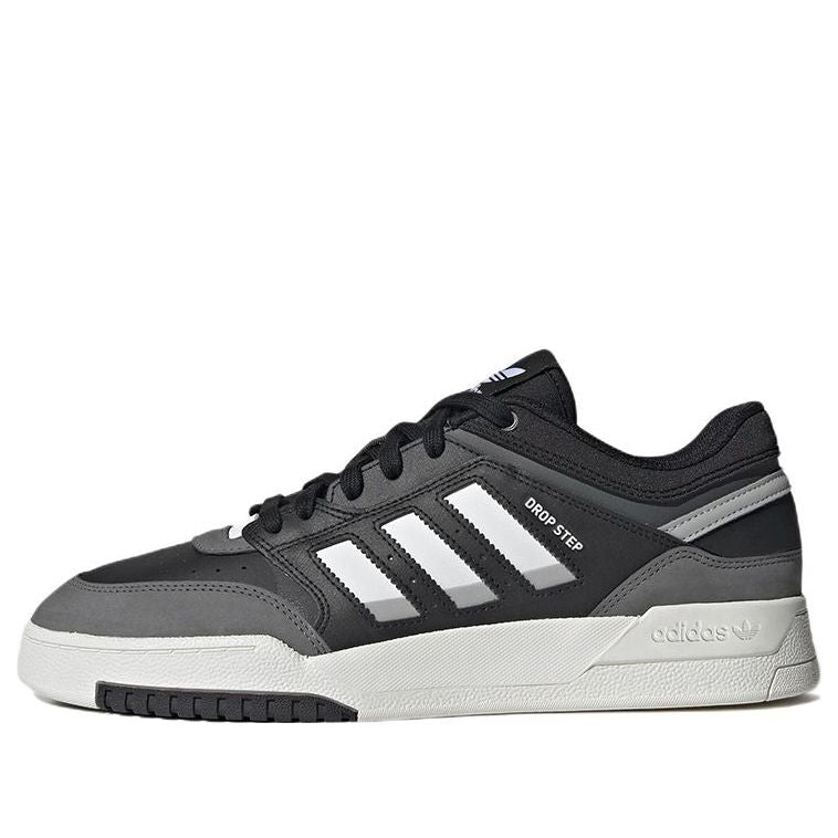 adidas originals Drop Step Low 'Black Dark Gray White' GW9733