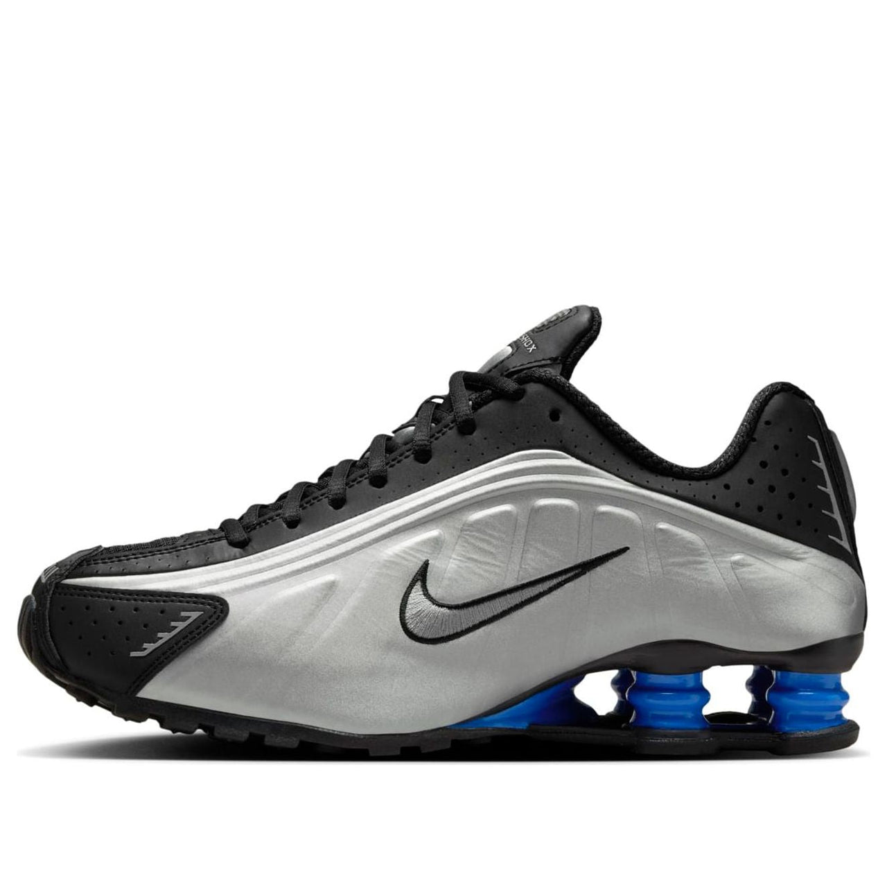 (WMNS) Nike Shox R4 'Metallic Silver Black Racer Blue' AR3565-006