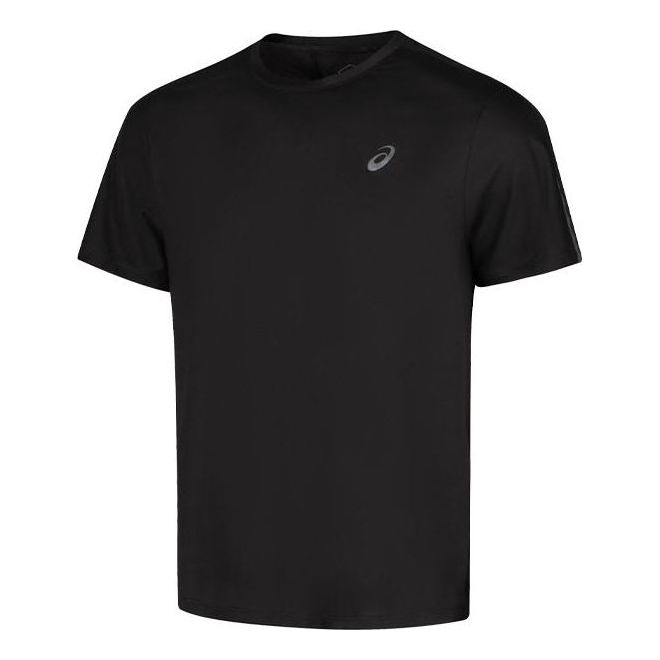 ASICS LITE-SHOW Short Sleeved Running Top Asia Sizing 'Performance Black' 2011D069-001