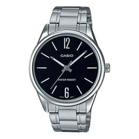 CASIO Quartz Stainless Steel Strap Waterproof Mens Silver Analog MTP-V005D-1B