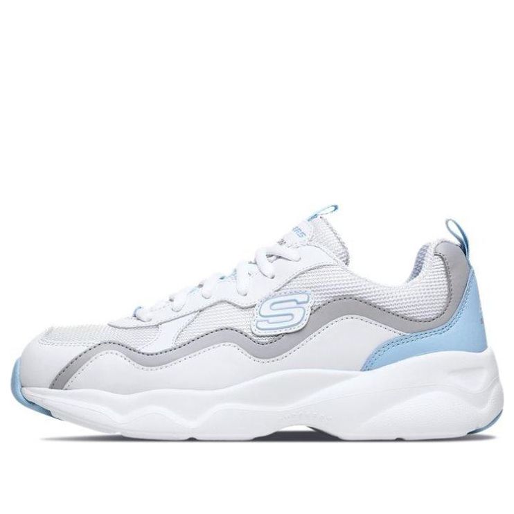 (WMNS) Skechers DLites Airy 'White Blue' 88888201-WLGB