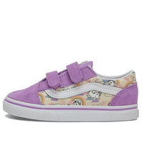 Vans Old Skool V Low Top Casual Skate Shoes Td Purple 'Pink White' VN0A4VJJBD9