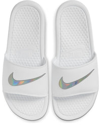 (WMNS) Nike Benassi JDI Slide 'White Iridescent' DA2544-100