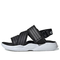 (WMNS) adidas 90s Sandal Velcro Casual Black Gray White Sandals 'Black Grey White' EG7647