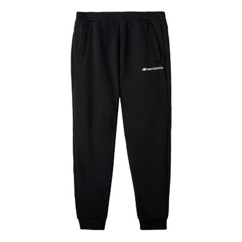 New Balance Cotton Sweatpants 'Black' MLA3S511-BK