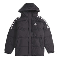 adidas 3st Puff Down J Stay Warm Sports hooded down Jacket Black GF0101